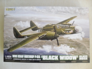 GREATWALL HOBBY 1/48 L4806 WWII USAAF NORTHROP P-61A BLACK WIDOW GLASS NOSE