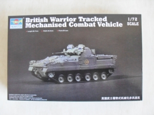 Trumpeter 07101 1:72nd scale British Warrior Tracked Mechanised Combat Vehicle