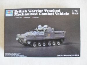 TRUMPETER 1/72 07101 BRITISH WARRIOR TRACKED MECHANISED COMBAT VEHICLE