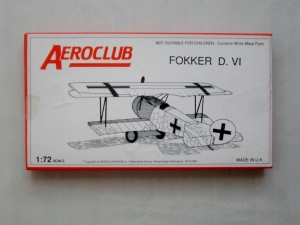 AEROCLUB 1/72 K030 FOKKER D.VI