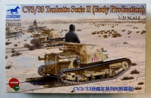 BRONCO 1/35 35125 CV3/33 TANKETTE SERIE II  EARLY PRODUCTION 