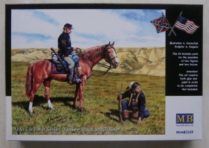 MASTERBOX 1/35 3549 US CIVIL WAR SERIES YANKEE SCOUT AND TRACKER