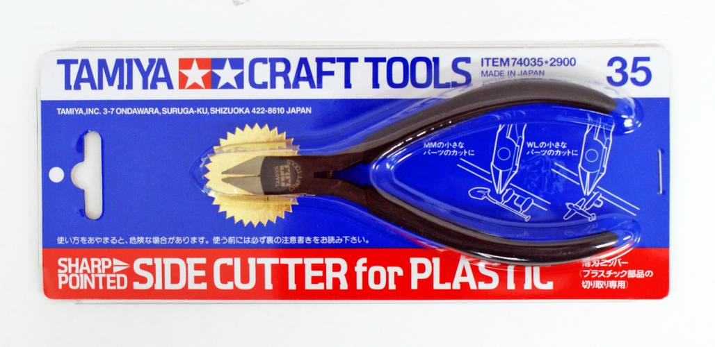 TAMIYA  74035 SHARP POINTED SIDE CUTTER FOR PLASTIC