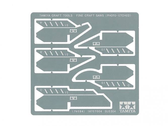 TAMIYA  74094 PHOTO ETCH FINE CRAFT SAWS