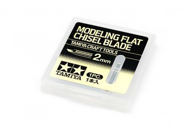 TAMIYA  74143 MODELLING FLAT CHISEL BLADE 2MM