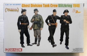 DRAGON 1/35 6654 GHOST DIVISION TANK CREW 1940