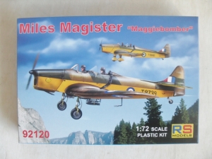RS MODELS 1/72 92120 MILES MAGISTER MAGGIEBOMBER