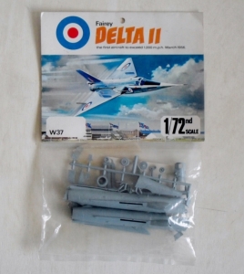 FROG 1/72 W37 FAIREY DELTA II