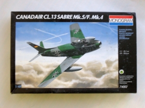 MONOGRAM 1/48 74002 CANADAIR CL.13 SABRE Mk.5 / F.Mk.4