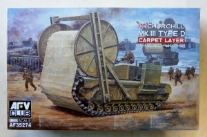 AFV CLUB 1/35 35274 CHURCHILL Mk.III TYPE D CARPET LAYER