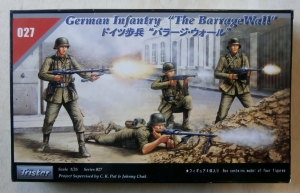 TRISTAR 1/35 35027 GERMAN INFANTRY THE BARRAGE WALL