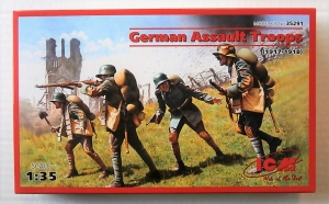 ICM 1/35 35291 WWI GERMAN ASSAULT TROOPS 1917-18