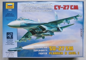 ZVEZDA 1/72 7295 Su-27SM FLANKER B MOD.I