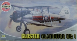 AIRFIX 1/72 01002  2008  GLOSTER GLADIATOR Mk.I