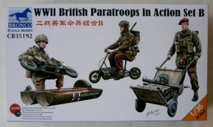 BRONCO 1/35 35192 WWII BRITISH PARATROOPS IN ACTION SET B