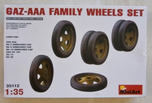 MINIART 1/35 35112 GAZ AAA FAMILY WHEELS SET