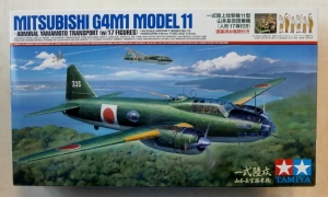 TAMIYA 1/48 61110 MITSUBISHI G4M1 MODEL 11 ADMIRAL YAMAMOTO TRANSPORT