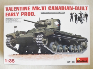 MINIART 1/35 35123 VALENTINE Mk.VI CANADIAN BUILT EARLY PRODUCTION