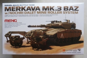 MENG 1/35 TS-005 MERKAVA Mk.3 BAZ w/NOCHRI DALET MINE ROLLER SYSTEM