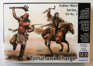 MASTERBOX 1/35 35192 INDIAN WARS SERIES No.2 TOMAHAWK CHARGE