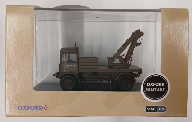 OXFORD 1/76 76AEC018 AEC MATADOR WRECKER BRITISH ARMY SCC2 BROWN