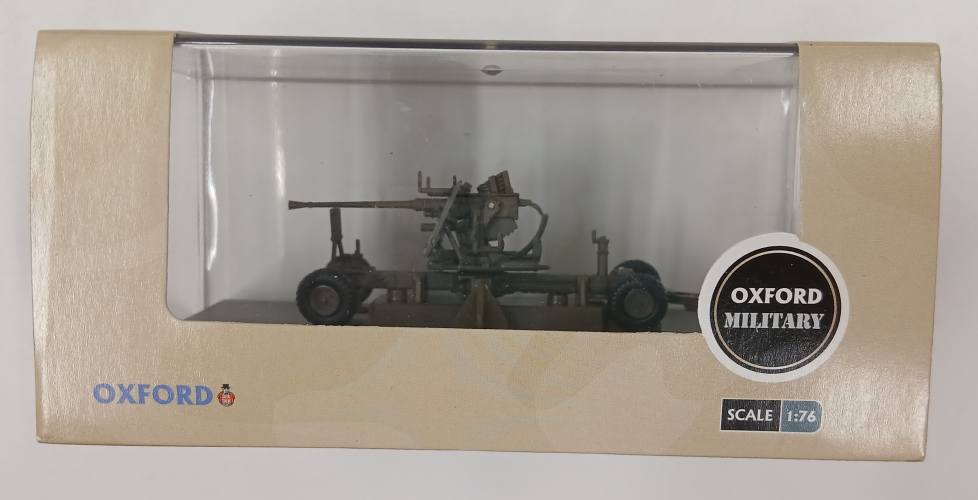 OXFORD 1/76 76BF001 BROWN 40MM BOFORS GUN