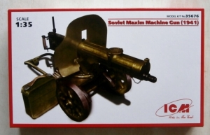 ICM 1/35 35676 SOVIET MAXIM MACHINE GUN 1941
