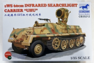 BRONCO 1/35 35212 SWS 60cm INFRARED SEARCHLIGHT CARRIER UHU