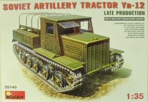 MINIART 1/35 35140 SOVIET ARTILLERY TRACTOR YA-12 LATE