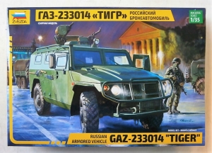 ZVEZDA 1/35 3668 RUSSIAN ARMOURED VEHICLE GAZ-233014 TIGER