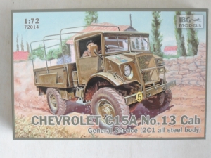 IBG MODELS 1/72 72014 CHEVROLET C15A No.13 CAB