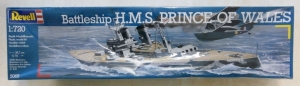 REVELL 1/720 5065 HMS PRINCE OF WALES BATTLESHIP