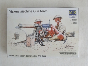 MASTERBOX 1/35 3597 VICKERS MACHINE GUN TEAM NORTH AFRICA DESERT