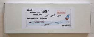 WELSH MODELS 1/144 SL187P EMBRAER ERJ-190 AIR CANADA