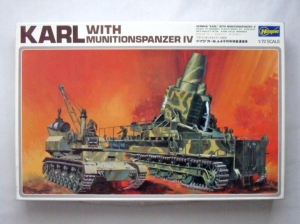 HASEGAWA 1/72 33 KARL WITH MUNITIONS PANZER IV