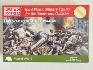 PLASTIC SOLDIER 1/72 WW2020006 LATE WAR US INFANTRY 1944-45  NO BOX ISSUE 