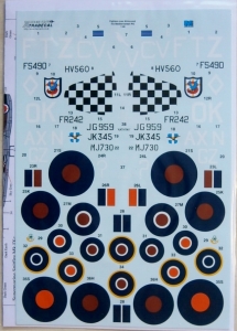 XTRADECAL 1/48 48150 FIGHTERS OVER AFRICA   THE MEDITERRANEAN Pt.2