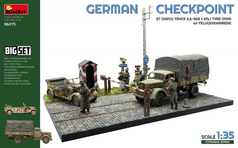 MINIART 1/35 36075 GERMAN CHECKPOINT