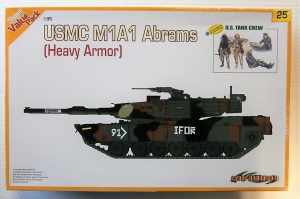 CYBER-HOBBYCOM 1/35 9125 USMC M1A1 ABRAMS  HEAVY ARMOUR 