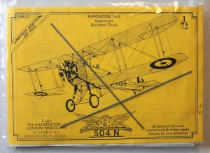 EXPOMODEL 1/72 AVRO 504N