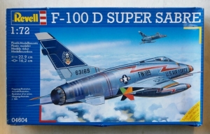 REVELL 1/72 04604 F-100D SUPER SABRE