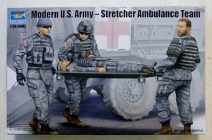 TRUMPETER 1/35 00430 MODERN U.S. ARMY STRETCHER AMBULANCE TEAM