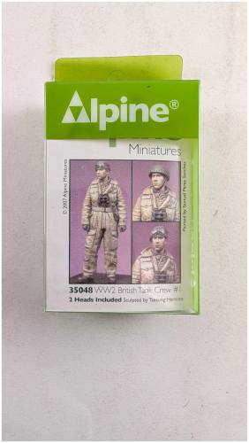 ALPINE MINIATURES 1/35 35048 WW2 BRITISH TANK CREW 1