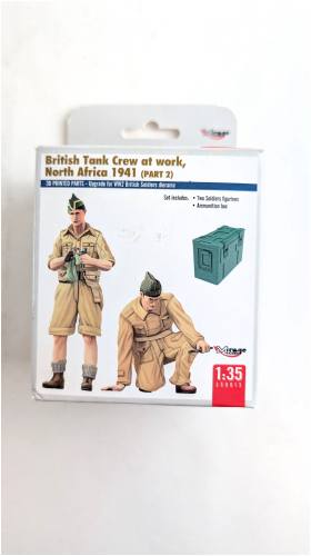 MIRAGE 1/35 350013 BRITISH TANK CREW AT WORK NORTH AFRICA 1941 PART 2