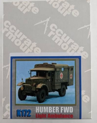 ACCURATE ARMOUR 1/35 K172 HUMBER FWD LIGHT AMBULANCE