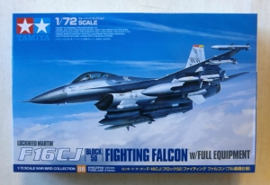 TAMIYA 1/72 60788 LOCKHEED MARTIN F-16CJ BLOCK 50 FIGHTING FALCON