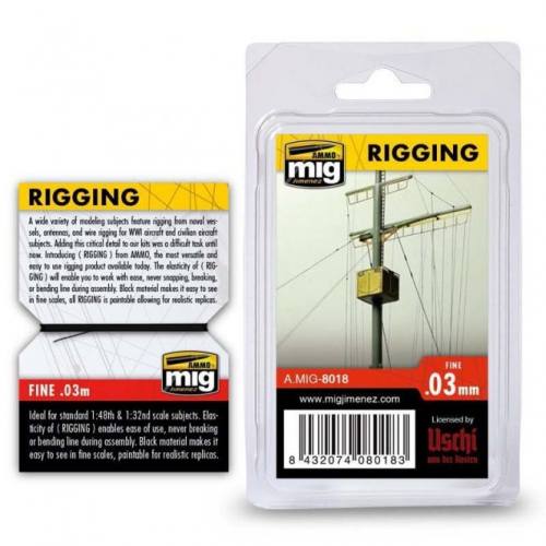 AMMO BY MIG JIMENEZ  8018 FINE .03MM FINE RIGGING 