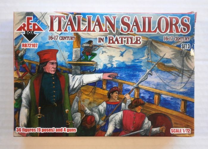 RED BOX 1/72 72107 ITALIAN SAILORS 16-17 CENTURY SET 3