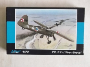 AZUR 1/72 A112 PZL P.11C FIRST SHOTS