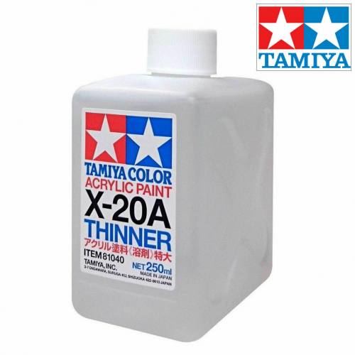 TAMIYA  81040 250ml X-20A ACRYLIC THINNER   UK SALE ONLY 